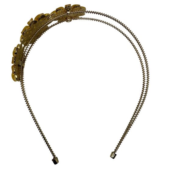 4 Headbands Pearl Floral & Bead Elegant Accessories  Various Occasions Preppy - Picture 4 of 7